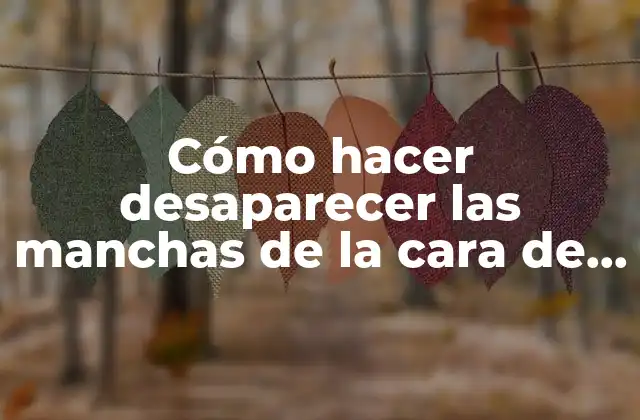 Cómo Hacer Desaparecer las Manchas de la Cara de Yogurt