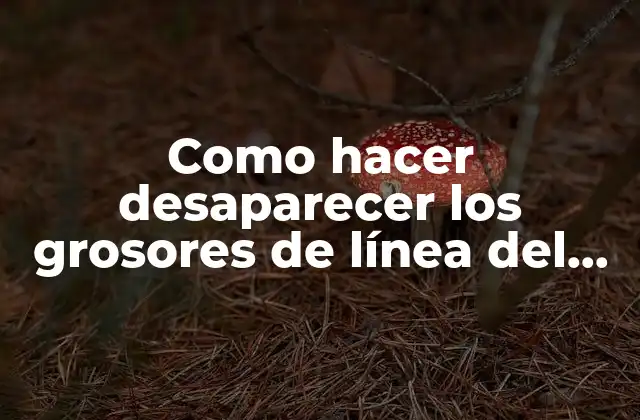 Como Hacer Desaparecer los Grosores de Línea Del Archicad 19