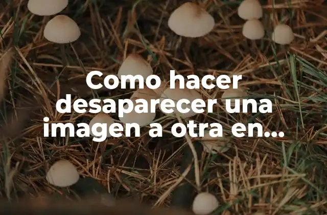 Como Hacer Desaparecer una Imagen a Otra en Power Point