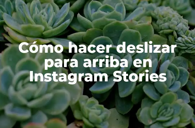 Cómo Hacer Deslizar para Arriba en Instagram Stories
