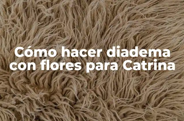 Cómo Hacer Diadema con Flores para Catrina