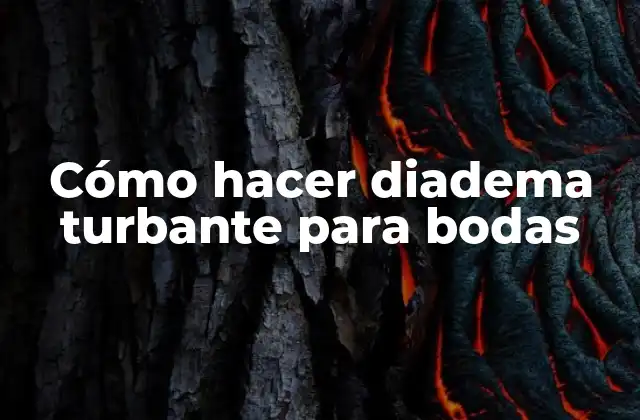 Cómo Hacer Diadema Turbante para Bodas