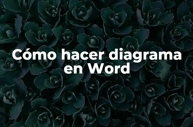 Cómo Hacer Diagrama en Word