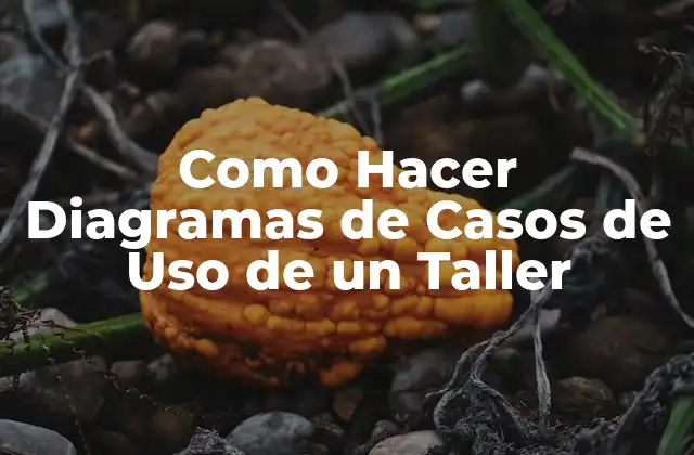 Como Hacer Diagramas de Casos de Uso de un Taller