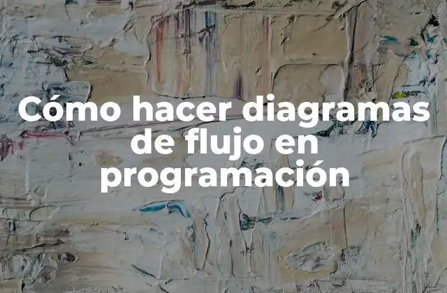 Cómo Hacer Diagramas de Flujo en Programación