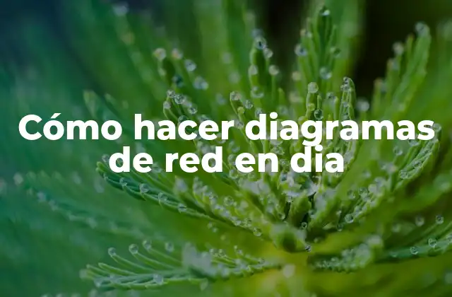 Cómo Hacer Diagramas de Red en Dia
