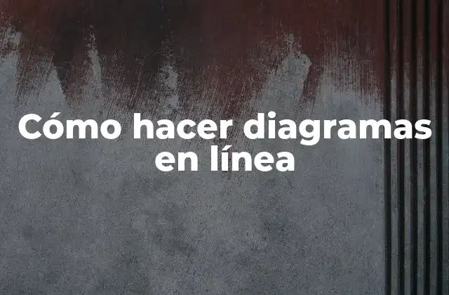 Cómo Hacer Diagramas en Línea