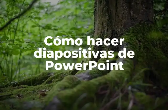 Cómo Hacer Diapositivas de Powerpoint