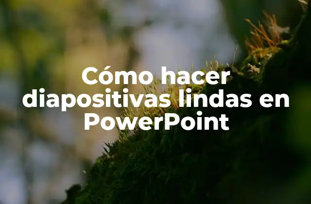 Cómo Hacer Diapositivas Lindas en Powerpoint