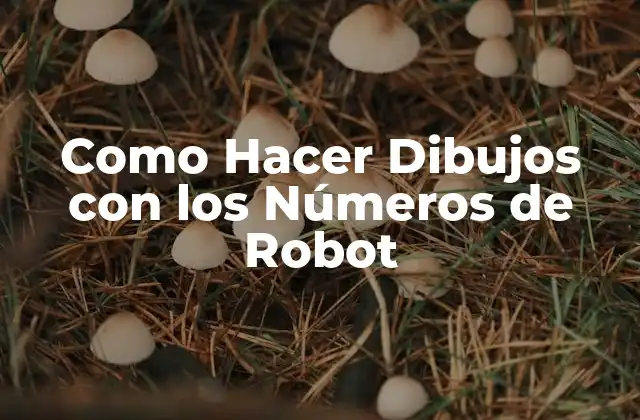 Como Hacer Dibujos con los Números de Robot 2 ¿Qué son los Dibujos con Números de Robot?