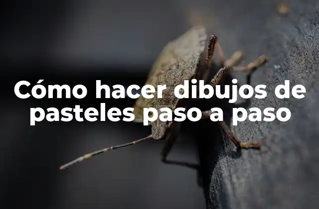 Cómo Hacer Dibujos de Pasteles Paso a Paso