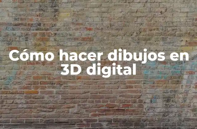 Cómo Hacer Dibujos en 3d Digital 2 Cómo hacer dibujos en 3D digital