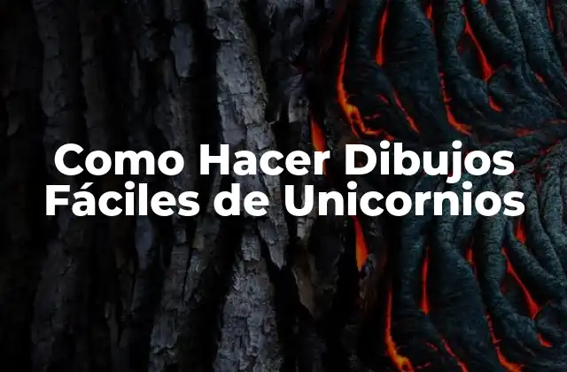 Como Hacer Dibujos Fáciles de Unicornios