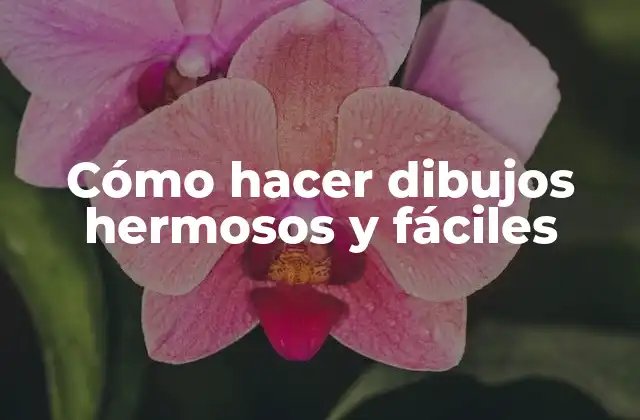 Cómo hacer dibujos hermosos y fáciles