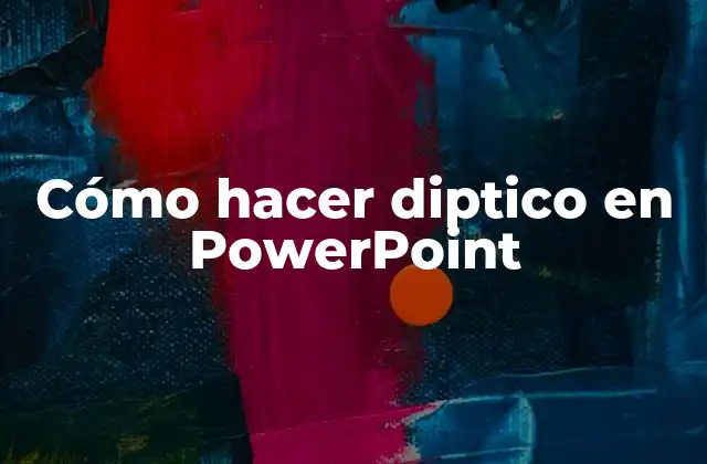 Cómo Hacer Diptico en Powerpoint
