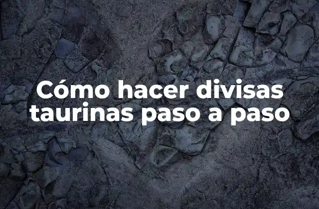 Cómo Hacer Divisas Taurinas Paso a Paso 2 Cómo hacer divisas taurinas paso a paso