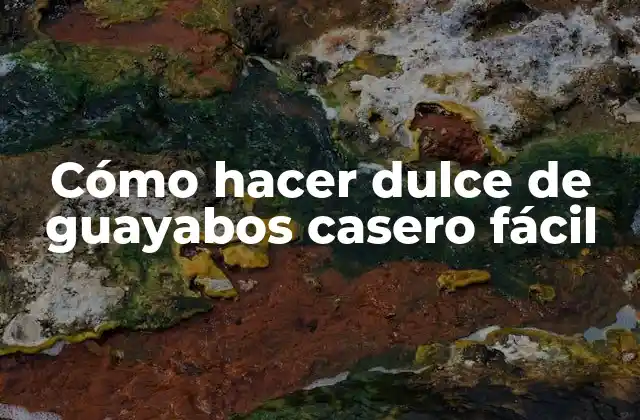 Cómo Hacer Dulce de Guayabos Casero Fácil