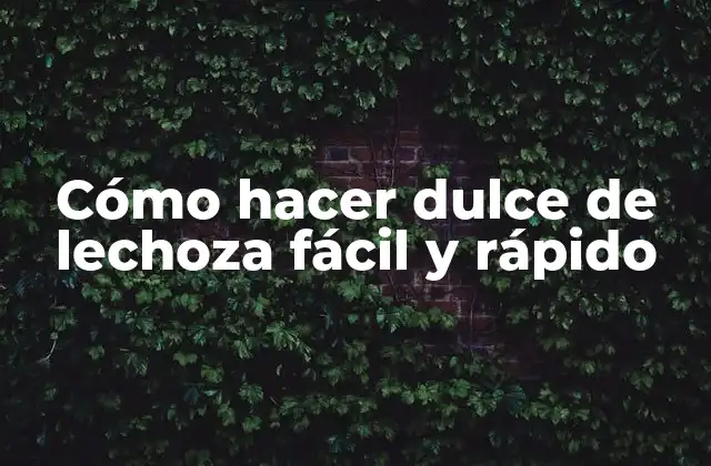 Cómo Hacer Dulce de Lechoza Fácil y Rápido