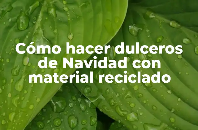Cómo Hacer Dulceros de Navidad con Material Reciclado 2 Cómo hacer dulceros de Navidad con material reciclado