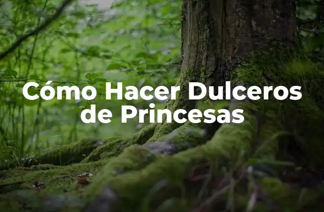 ¿Qué son los Dulceros de Princesas?