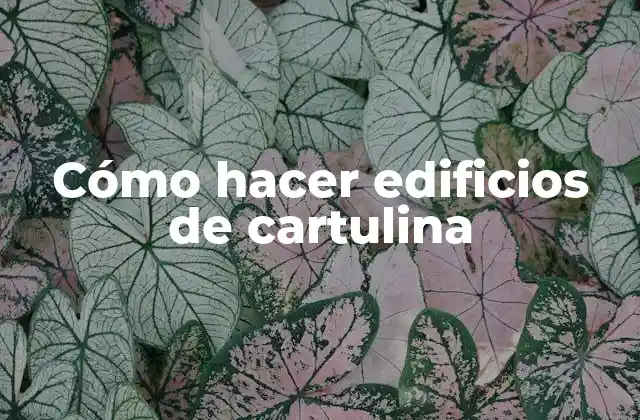 Cómo Hacer Edificios de Cartulina 2 Cómo hacer edificios de cartulina