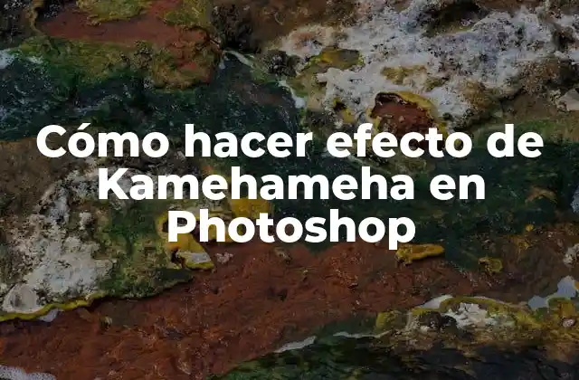 Cómo Hacer Efecto de Kamehameha en Photoshop 2 Cómo hacer efecto de Kamehameha en Photoshop
