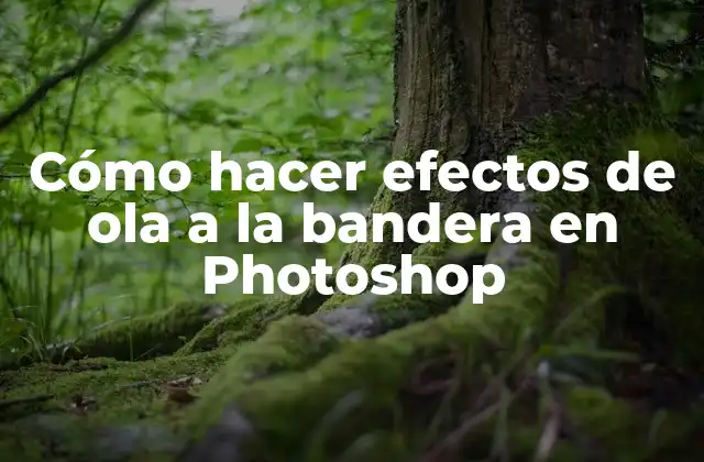 Cómo Hacer Efectos de Ola a la Bandera en Photoshop