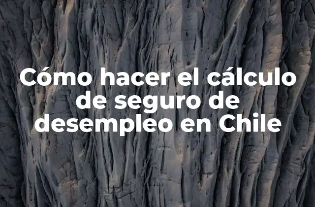 Cómo Hacer el Cálculo de Seguro de Desempleo en Chile