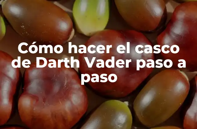 El casco de Darth Vader: Una parte iconica de la armadura Sith