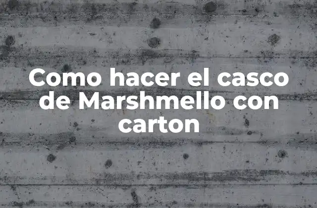 Como Hacer el Casco de Marshmello con Carton 2 El casco de Marshmello con carton