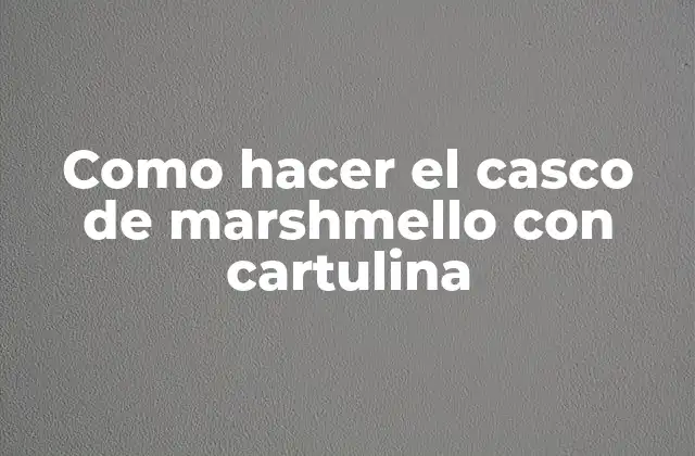 Como Hacer el Casco de Marshmello con Cartulina