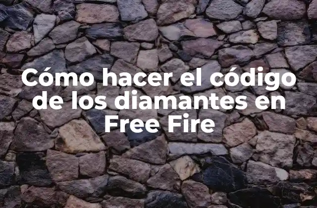Cómo Hacer el Código de los Diamantes en Free Fire 2 Cómo hacer el código de los diamantes en Free Fire