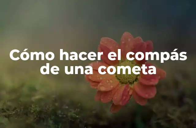 Cómo Hacer el Compás de una Cometa 2 Cómo hacer el compás de una cometa