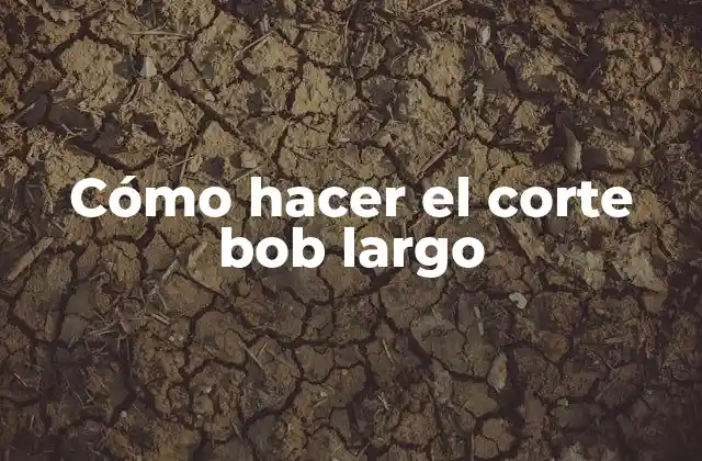 Cómo Hacer el Corte Bob Largo