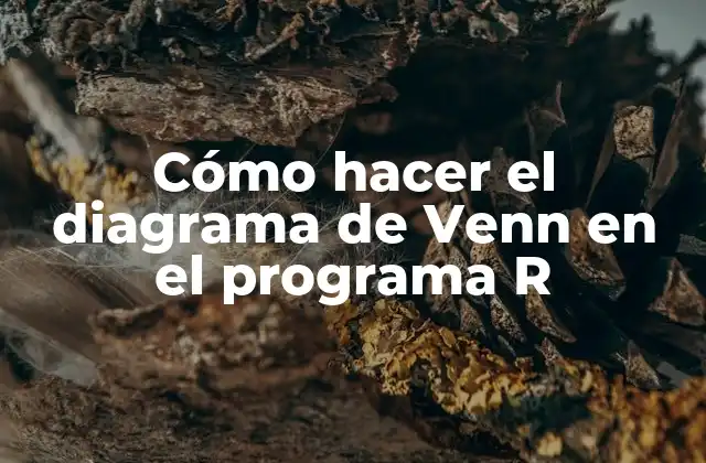 Cómo Hacer el Diagrama de Venn en el Programa R 2 Cómo hacer el diagrama de Venn en el programa R