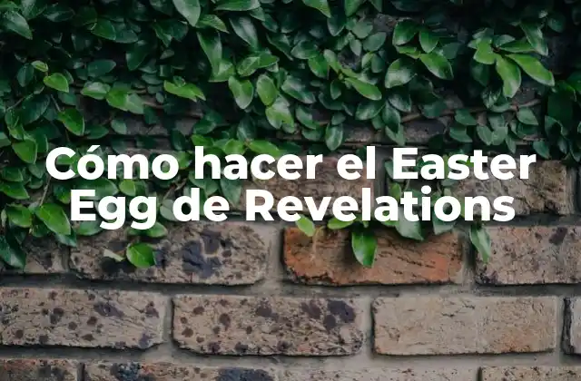 Cómo Hacer el Easter Egg de Revelations