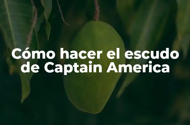 El escudo de Captain America