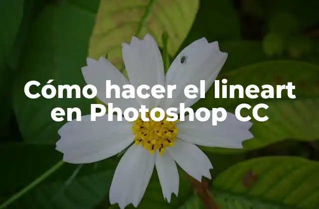Cómo Hacer el Lineart en Photoshop Cc