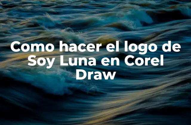 Como Hacer el Logo de Soy Luna en Corel Draw 2 El logo de Soy Luna