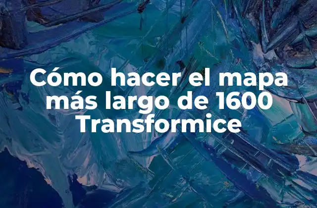 Cómo Hacer el Mapa Más Largo de 1600 Transformice