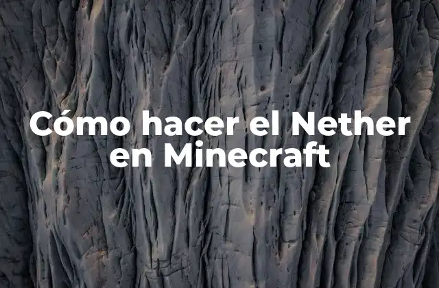 ¿Qué es el Nether en Minecraft?