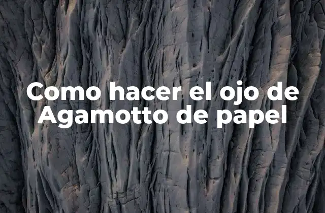 Como Hacer el Ojo de Agamotto de Papel