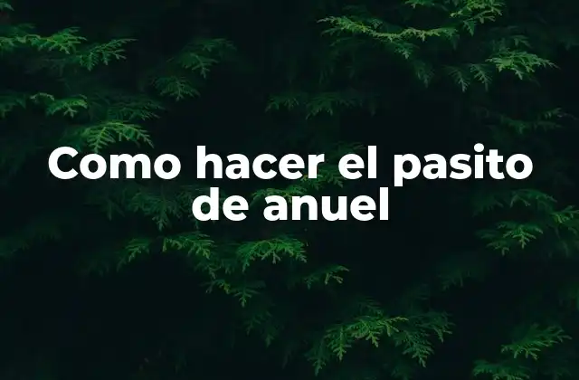 Como Hacer el Pasito de Anuel