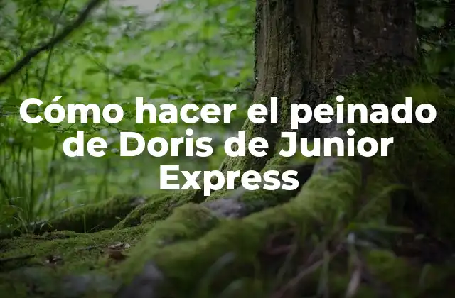 Cómo Hacer el Peinado de Doris de Junior Express