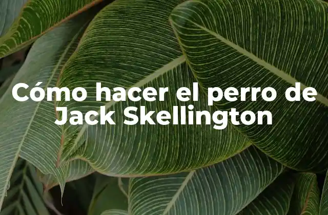 ¿Qué es Zero, el perro de Jack Skellington?