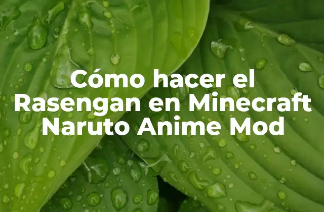 Cómo Hacer el Rasengan en Minecraft Naruto Anime Mod 2 El Rasengan en Minecraft Naruto Anime Mod