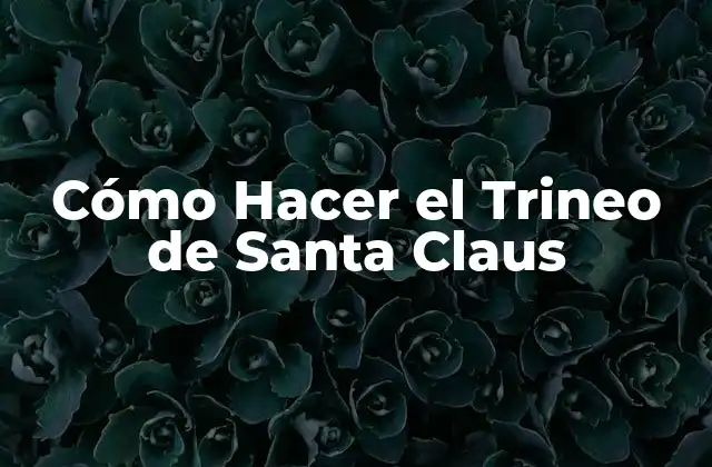 Cómo Hacer el Trineo de Santa Claus