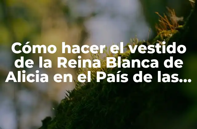 La Reina Blanca y su icónico vestido