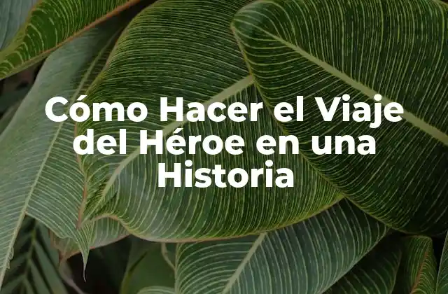 Cómo Hacer el Viaje Del Héroe en una Historia