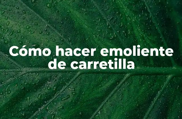 Cómo Hacer Emoliente de Carretilla